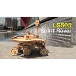 Puzzle 3D spatial, cu baterie solara, Vagabond Rover, Lemn, 153 piese fotografia produsului View 6 S