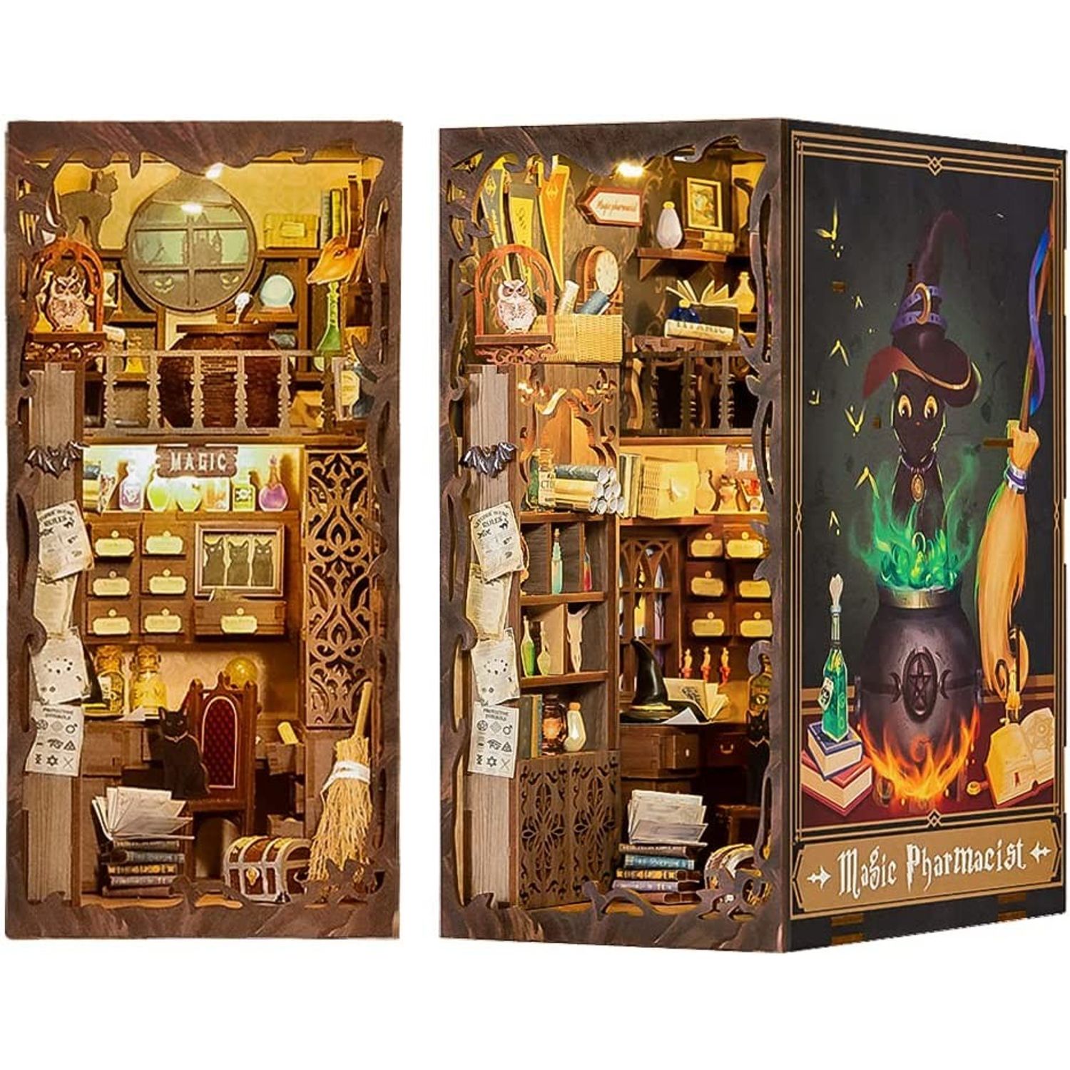 Puzzle 3D, Casuta DIY, Magic Pharmacist, Cutebee, 282 piese fotografia produsului