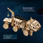 Puzzle 3D spatial, cu baterie solara, Navitas Rover, Lemn, 252 piese fotografia produsului View 5 S