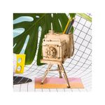 Puzzle 3D , Camera Vintage, Lemn, ROKR, 140 piese fotografia produsului View 4 S
