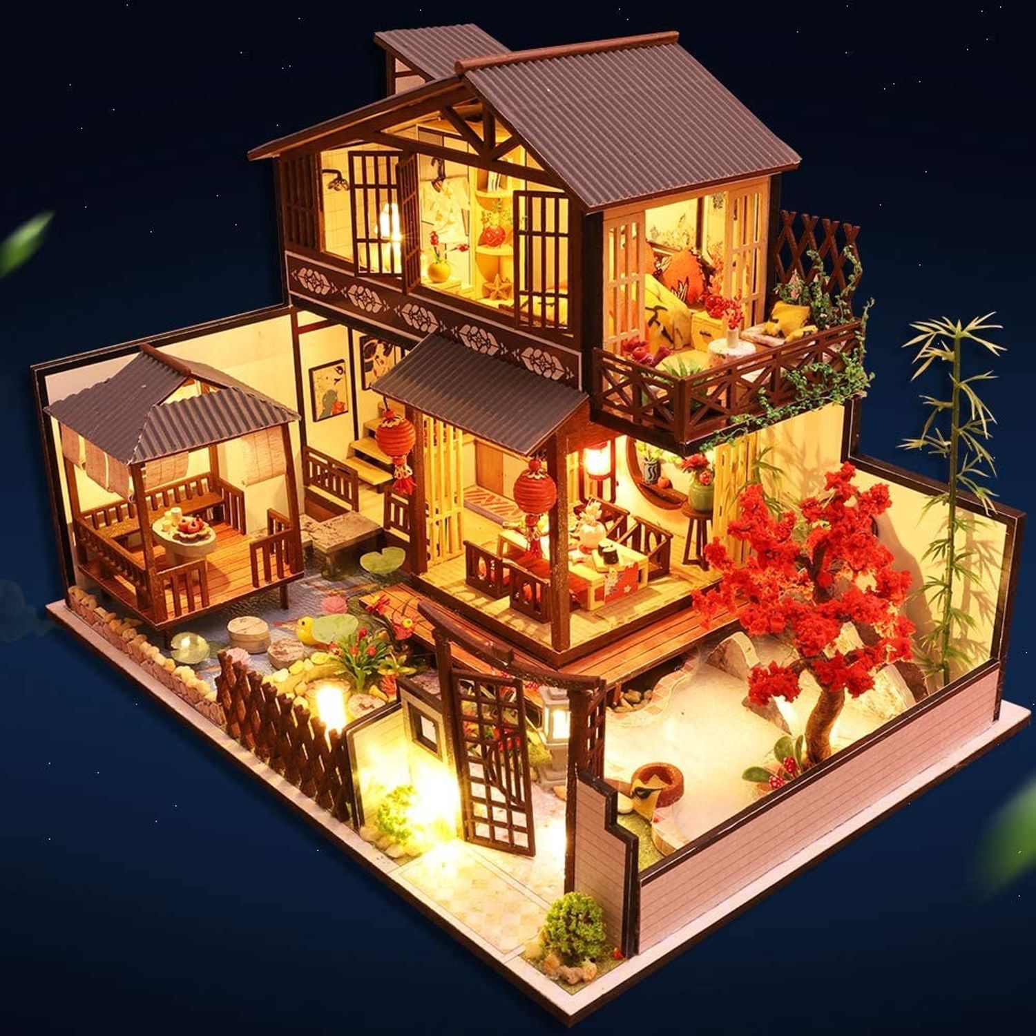 Puzzle 3D, Casuta DIY, Forest Habitat, Cutebee, 232 piese fotografia produsului View 3 L