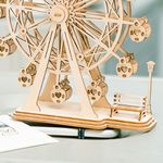 Puzzle 3D , Roata mare, Lemn, ROKR, 120 piese fotografia produsului View 3 S