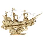 Puzzle 3D , Sailing Ship, Lemn, ROKR, 118 piese fotografia produsului