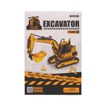 Puzzle 3D, de lemn, Excavator, ROKR, 395 piese fotografia produsului View 3 S