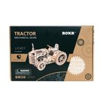 Puzzle 3D, Tractor, ROKR, Lemn, 135 piese fotografia produsului View 5 S