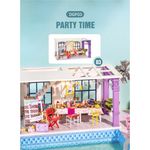Puzzle 3D, Casuta DIY, Party time, Rolife, 237 piese fotografia produsului View 6 S