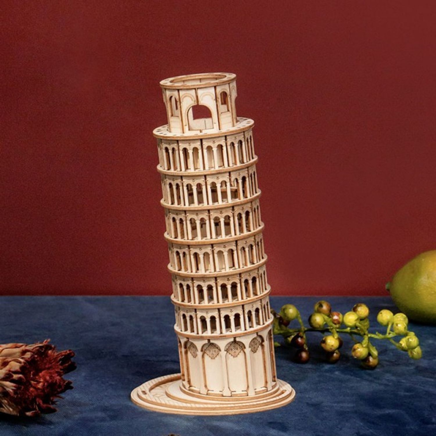 Puzzle 3D Turnul din Pisa, Lemn, 137 piese fotografia produsului View 2 L