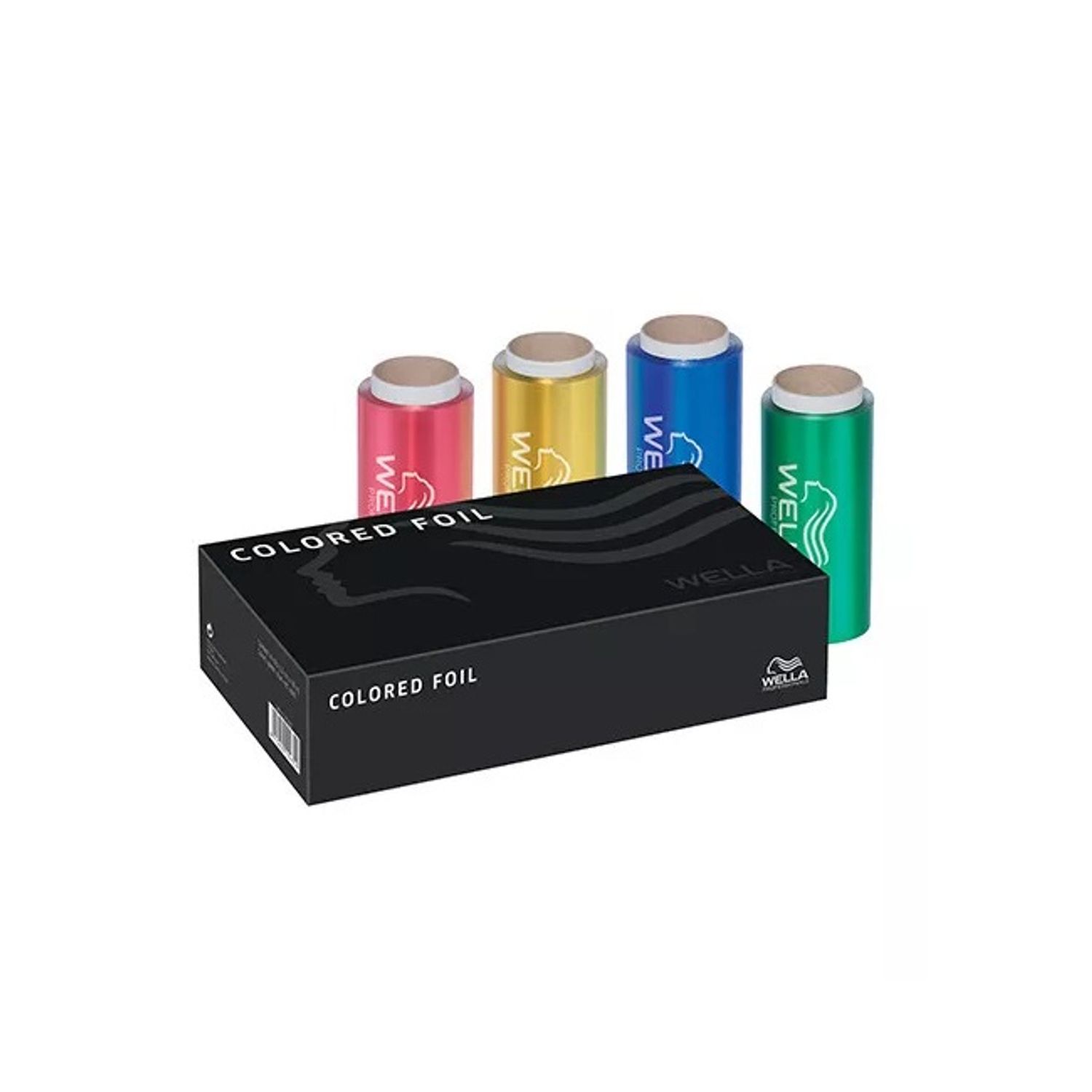 Set folie aluminiu Wella Professionals Colored Foil, 4buc fotografia produsului