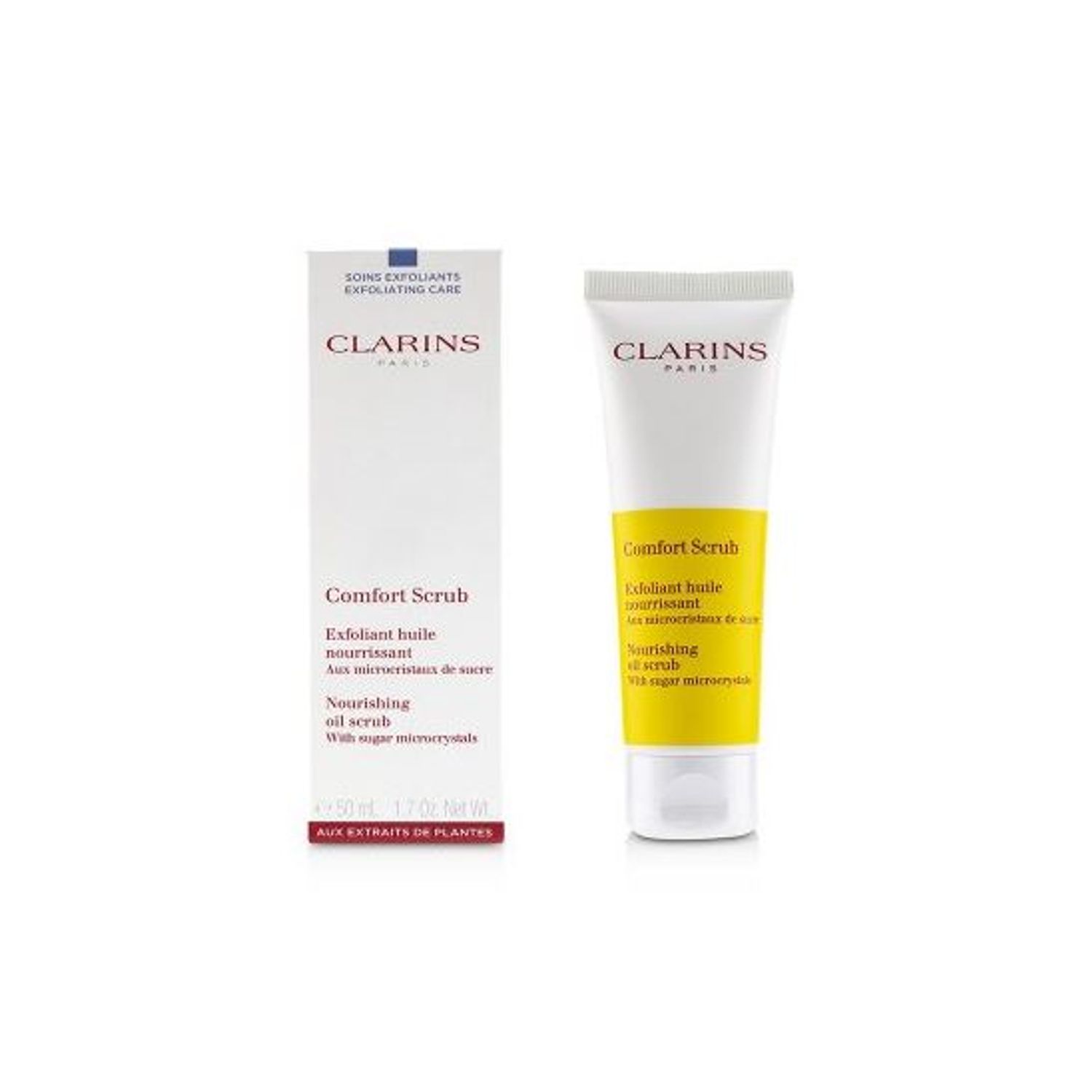 Clarins Exfoliator Cleanser Nourishing Oil Comfort Scrub 50 Ml фото продукта View 3 L
