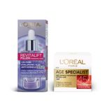 Set Serum cu 1.5% acid hialuronic Revitalift Filler, 30 ml + cremă de zi Age Specialist 45+, 50 ml fotografia produsului