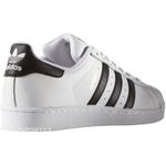 Adidas ORIGINALS, Tenisi albi din piele Superstar, Alb, 9.5 fotografia produsului View 2 S