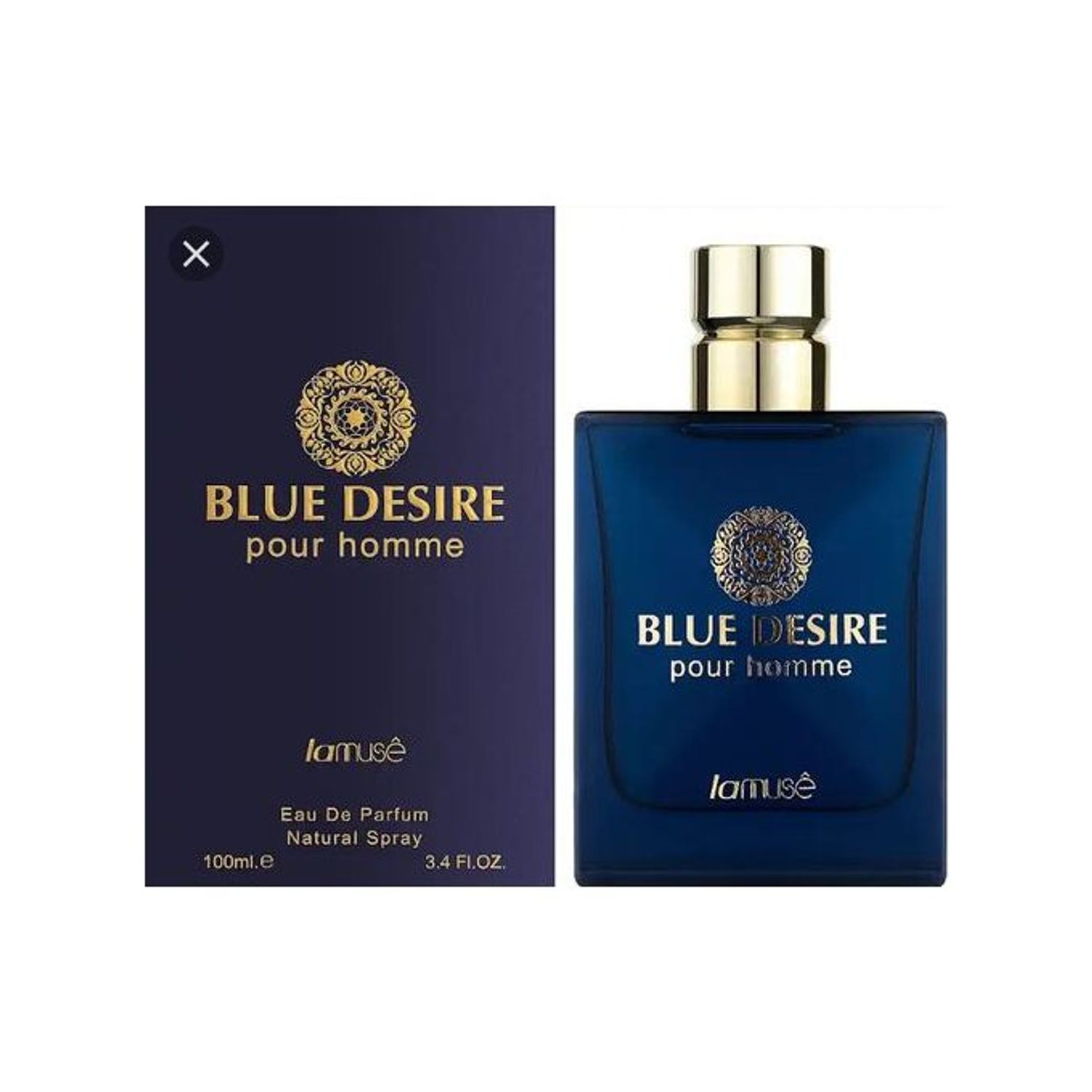 Apa de parfum La Muse by Lattafa,Blue Desire pour homme,100  ml fotografia produsului