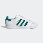 Pantofi Sport Adidas,Superstar H00190, 43 1/3, Barbati, Alb fotografia produsului