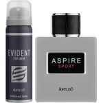 Set La Muse by Lattafa , Aspire Sport, Apa de parfum 100 m si Deodorant 50 ml, barbati fotografia produsului