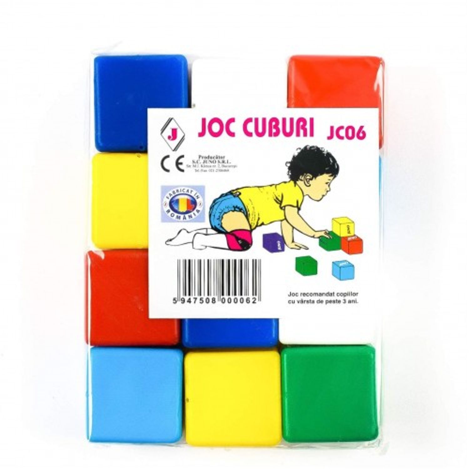 Cuburi Colorate 12 Piese 5 Cm fotografia produsului