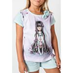 Gorjuss Pijama scurta Rosebud marime 8 ani 4 ani fotografia produsului