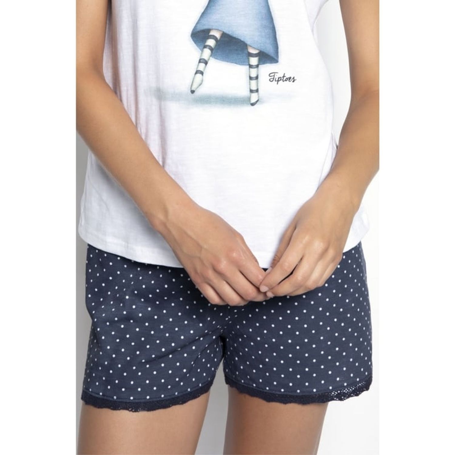 Gorjuss Pijama scurta Tiptoes marime S S fotografia produsului View 3 L
