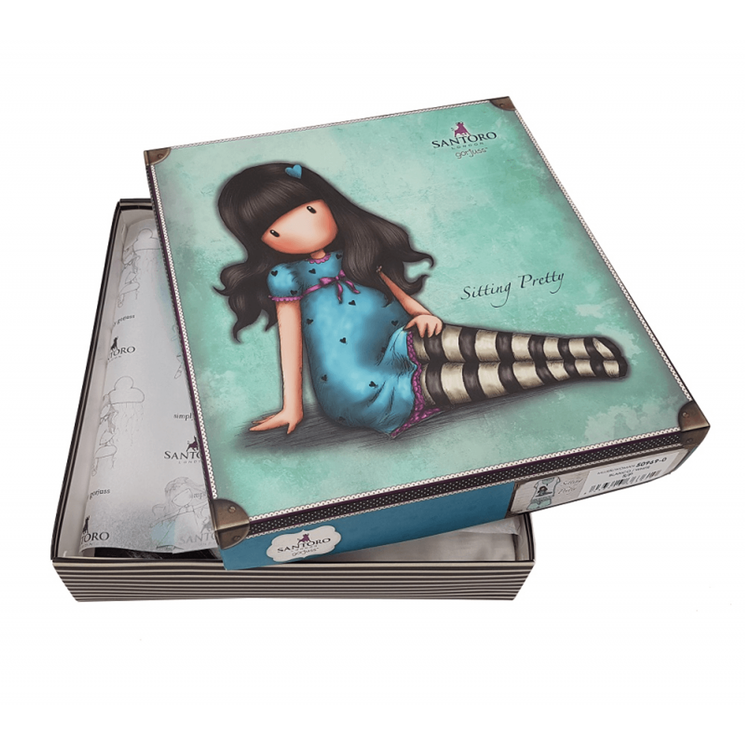 Gorjuss Pijama scurta marime Sitting Pretty marime 8 ani 8 ani fotografia produsului View 2 L