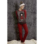 Pijama dama Gorjuss lunga Ruby marime XL L fotografia produsului