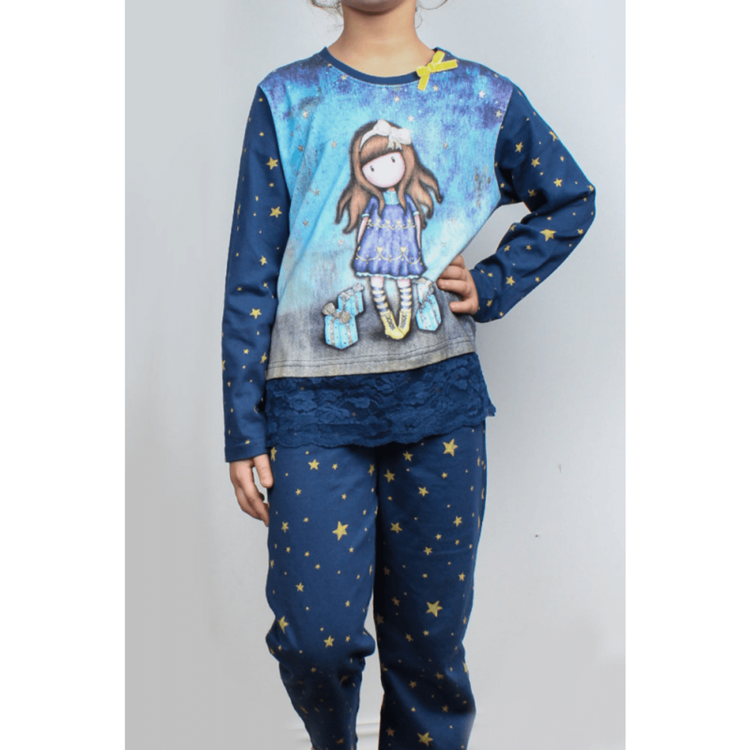 Pijama fete Gorjuss Just Because marime 10 ani 14 ani fotografia produsului View 3 L