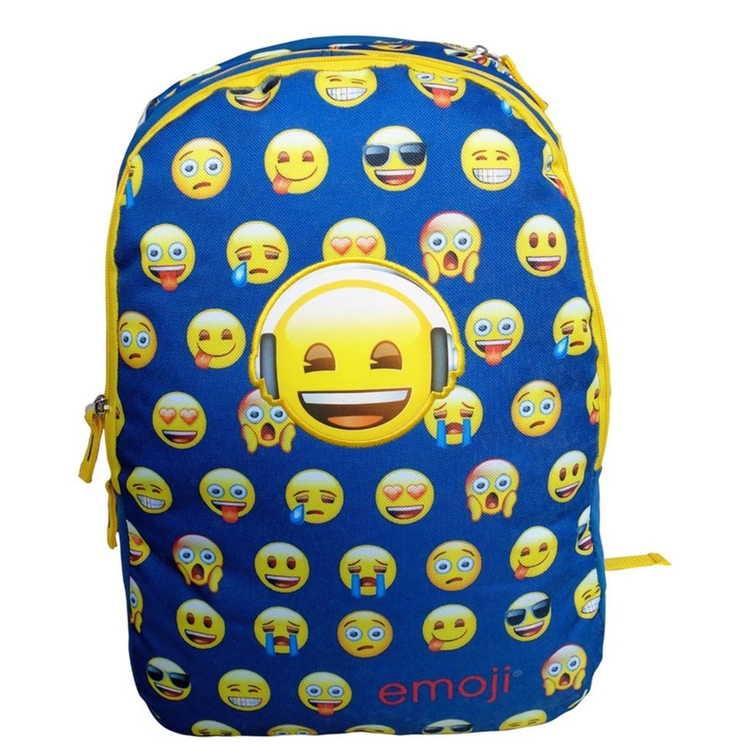 Ghiozdan Emoji bleu fotografia produsului