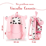 Rucsacel din plus reversibil cu jucarie Vacuta fotografia produsului View 3 S