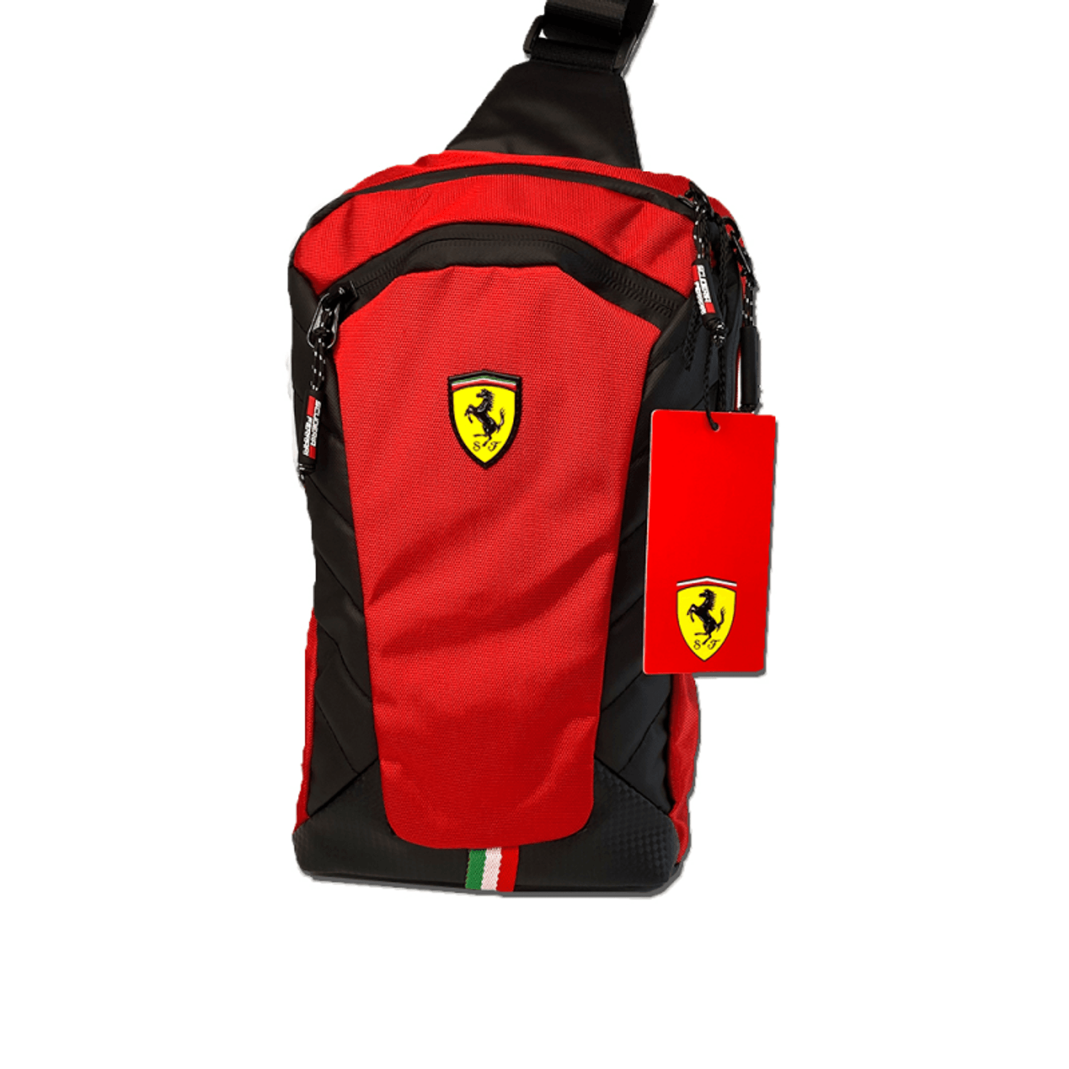 Rucsac crossbody Ferrari rosu fotografia produsului