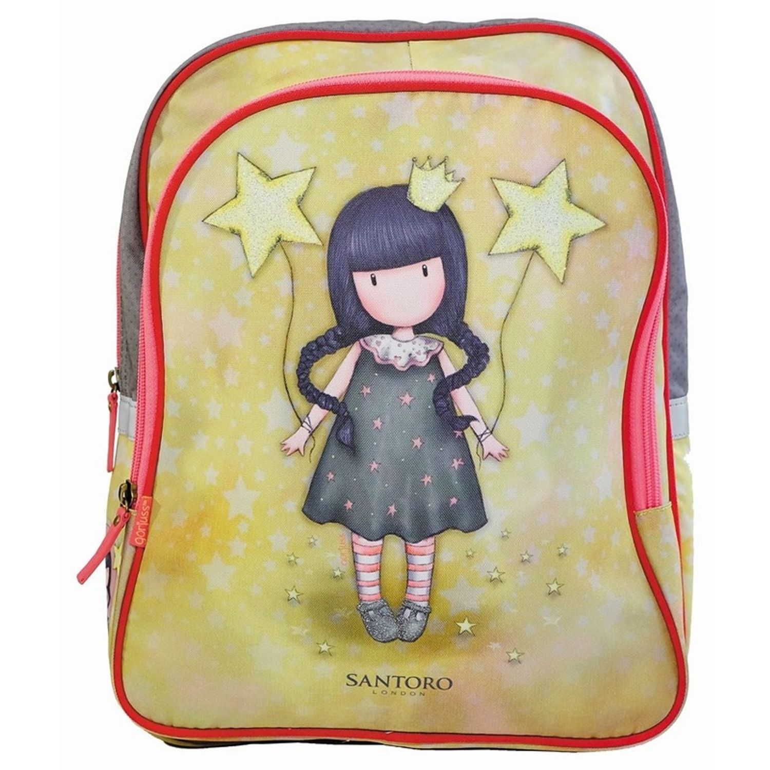 Ghiozdan clasa 0 soft cu glitter Gorjuss My Own Universe fotografia produsului