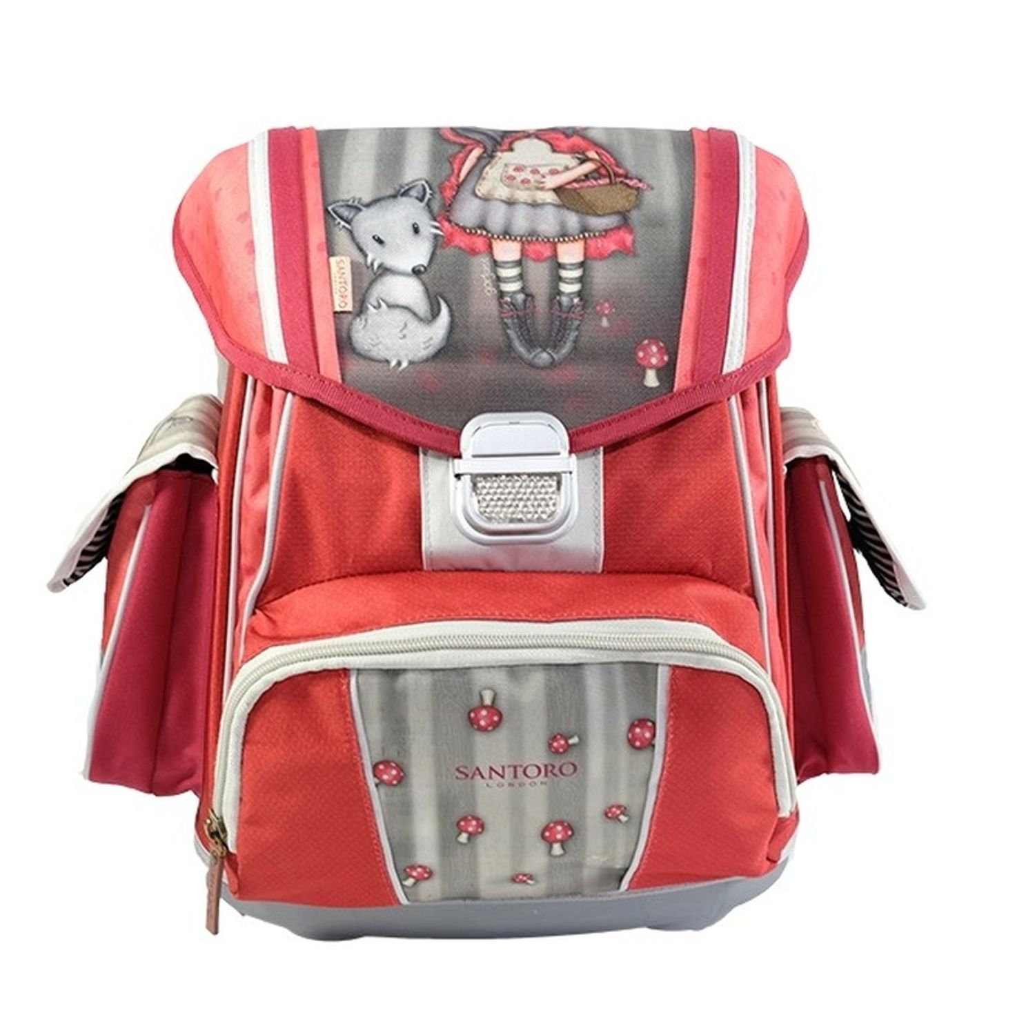 Ghiozdan ergonomic rigid Gorjuss Little Red Riding Hood fotografia produsului