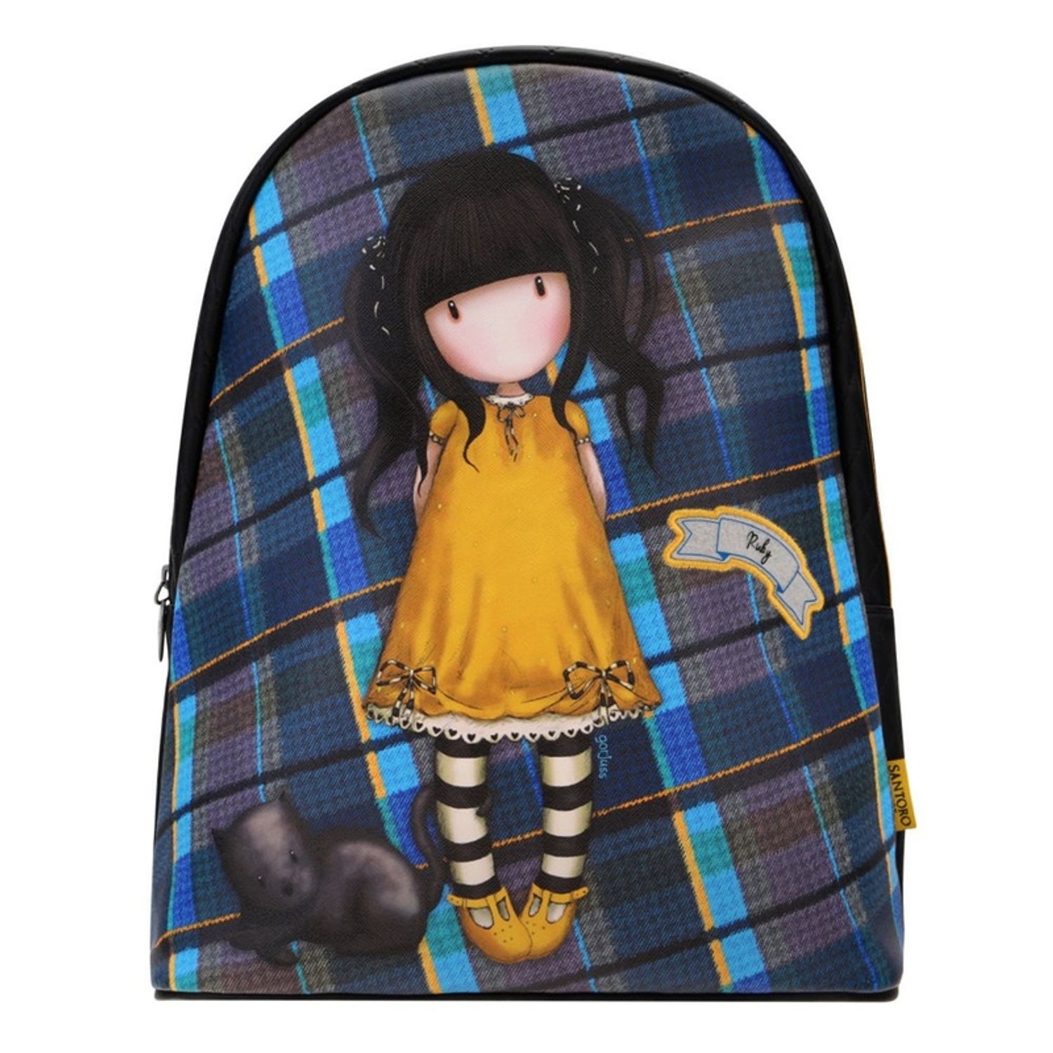 Gorjuss Rucsac fashion Tartan Ruby fotografia produsului