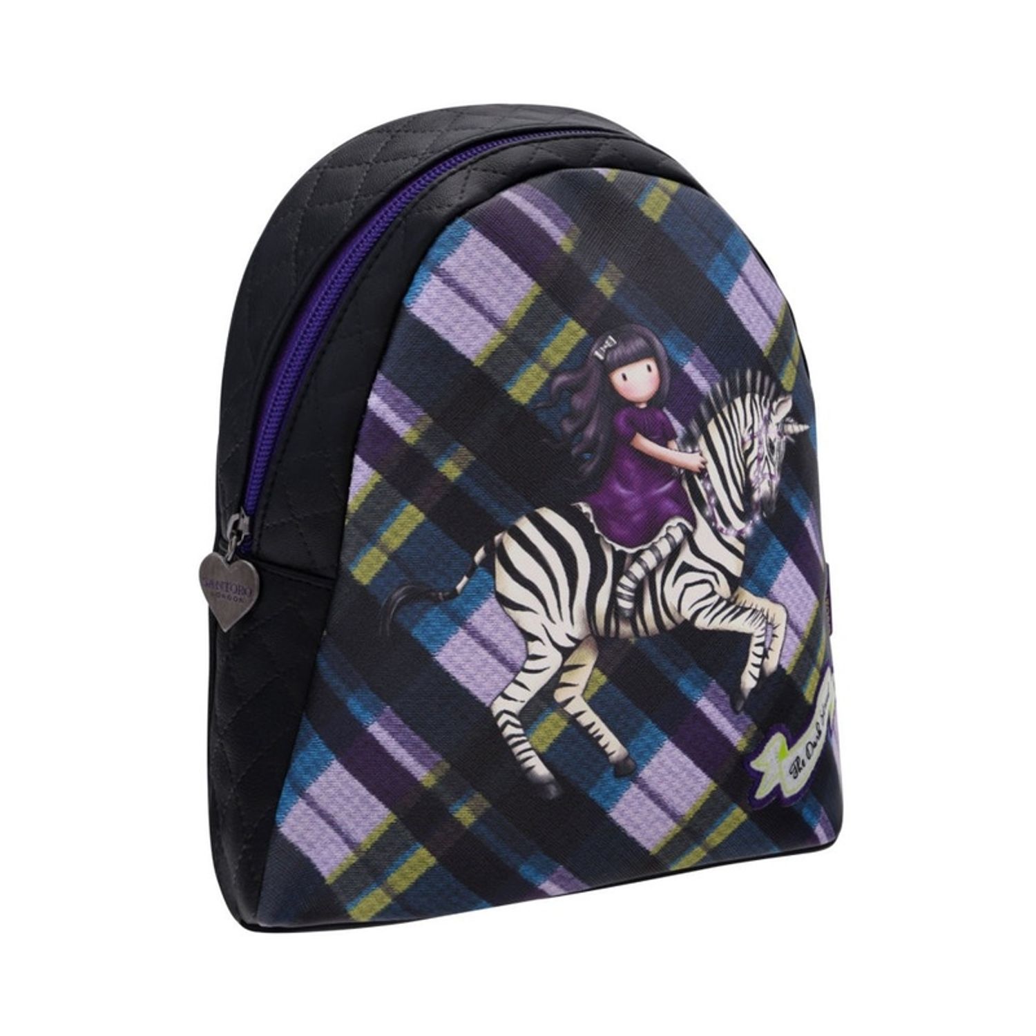 Gorjuss Rucsac mic Tartan - The Dark Streak fotografia produsului