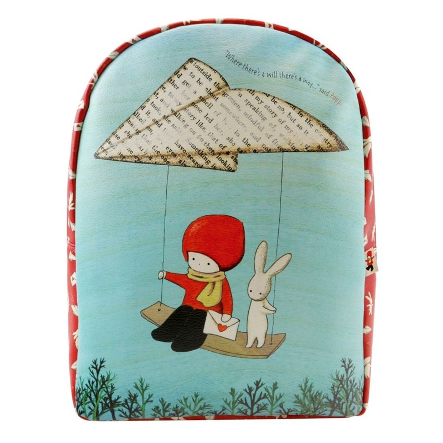 Poppi Love Rucsac fermoar gradi Messenger fotografia produsului View 5 L