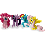 Set 4 Figurine Comansi My Little Pony fotografia produsului