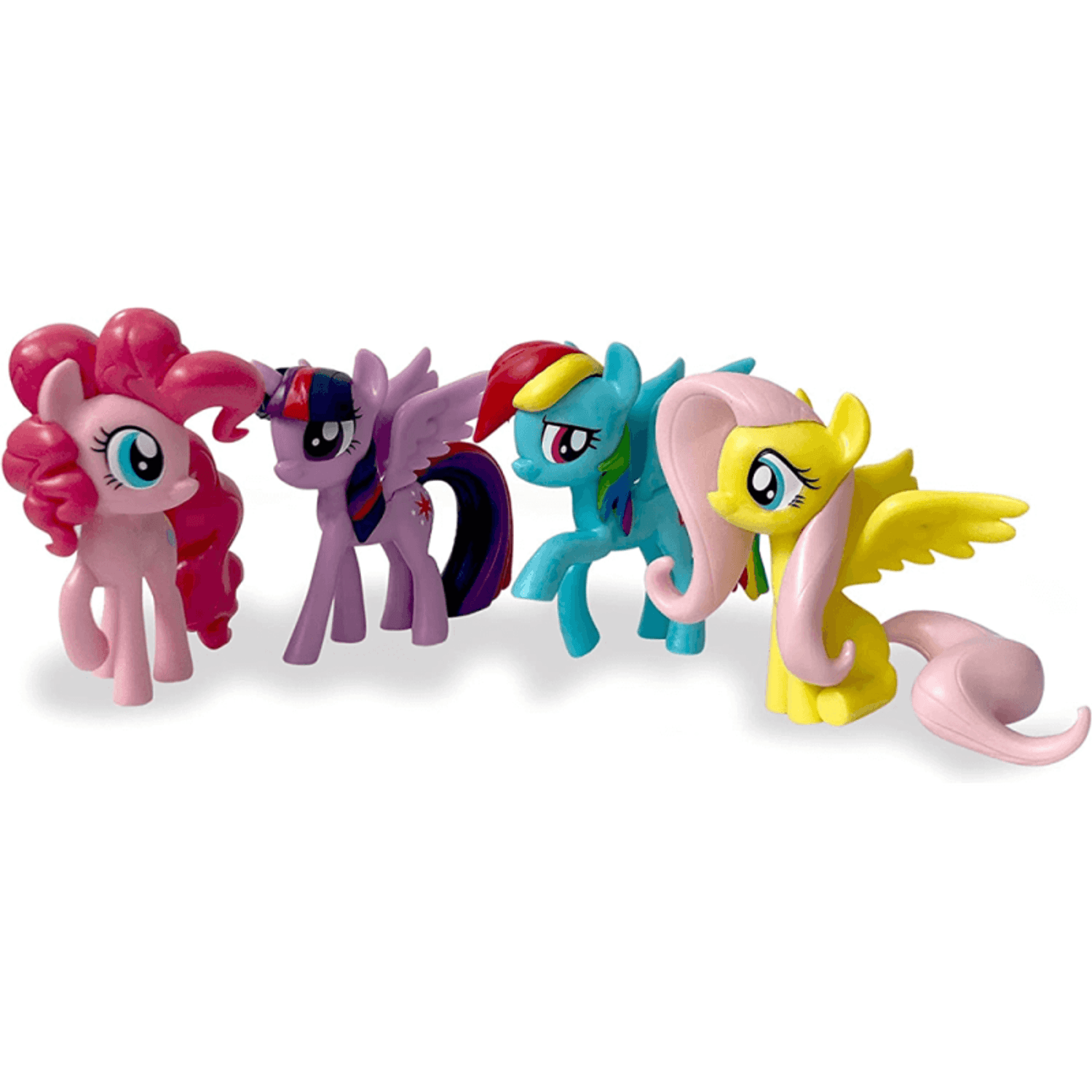 Set 4 Figurine Comansi My Little Pony fotografia produsului