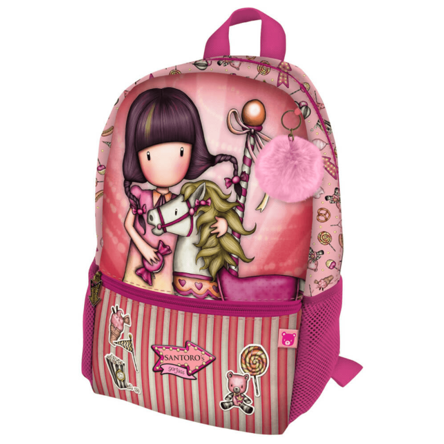Ghiozdan pentru gradinita Santoro Gorjuss Carousel, 34 cm, 2 compartimente fotografia produsului View 3 L