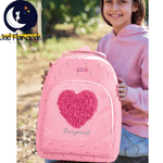Rucsac roz 42 cm Love Yourself fotografia produsului View 2 S