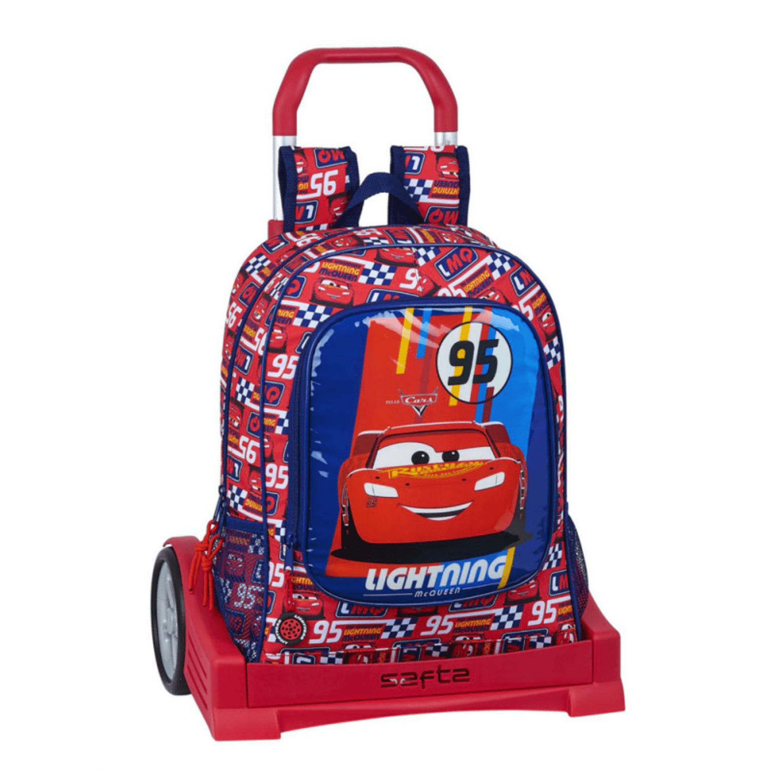 Ghiozdan cu troler Cars Racing Block fotografia produsului