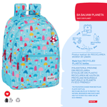 Rucsac dublu 42 cm Blackfit8 Ciupercute fotografia produsului