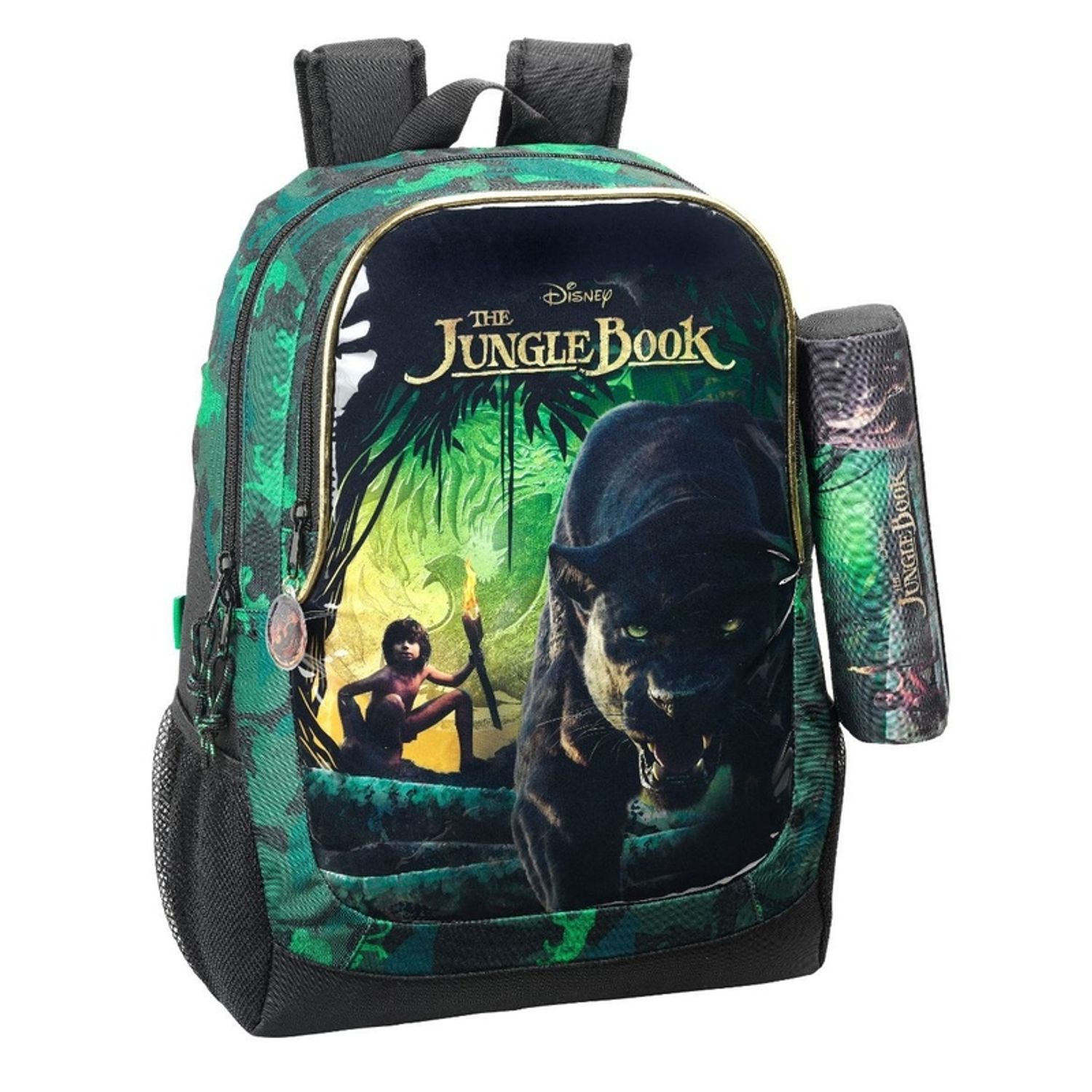 Ghiozdan cu penar JUNGLE BOOK fotografia produsului