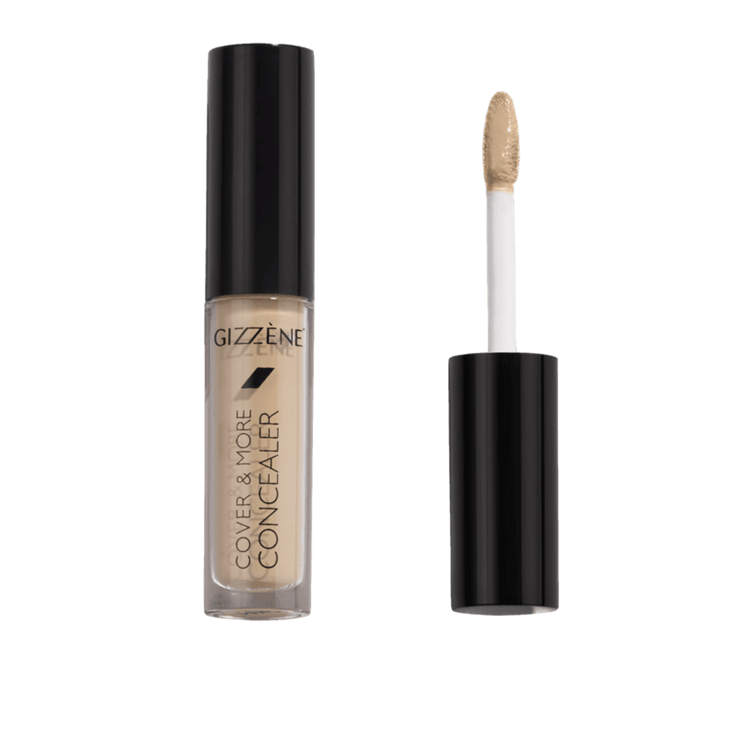 Anticearcan corector lichid Gizzene Cover & More Concealer 01 Porcelain, 3.5 ml fotografia produsului