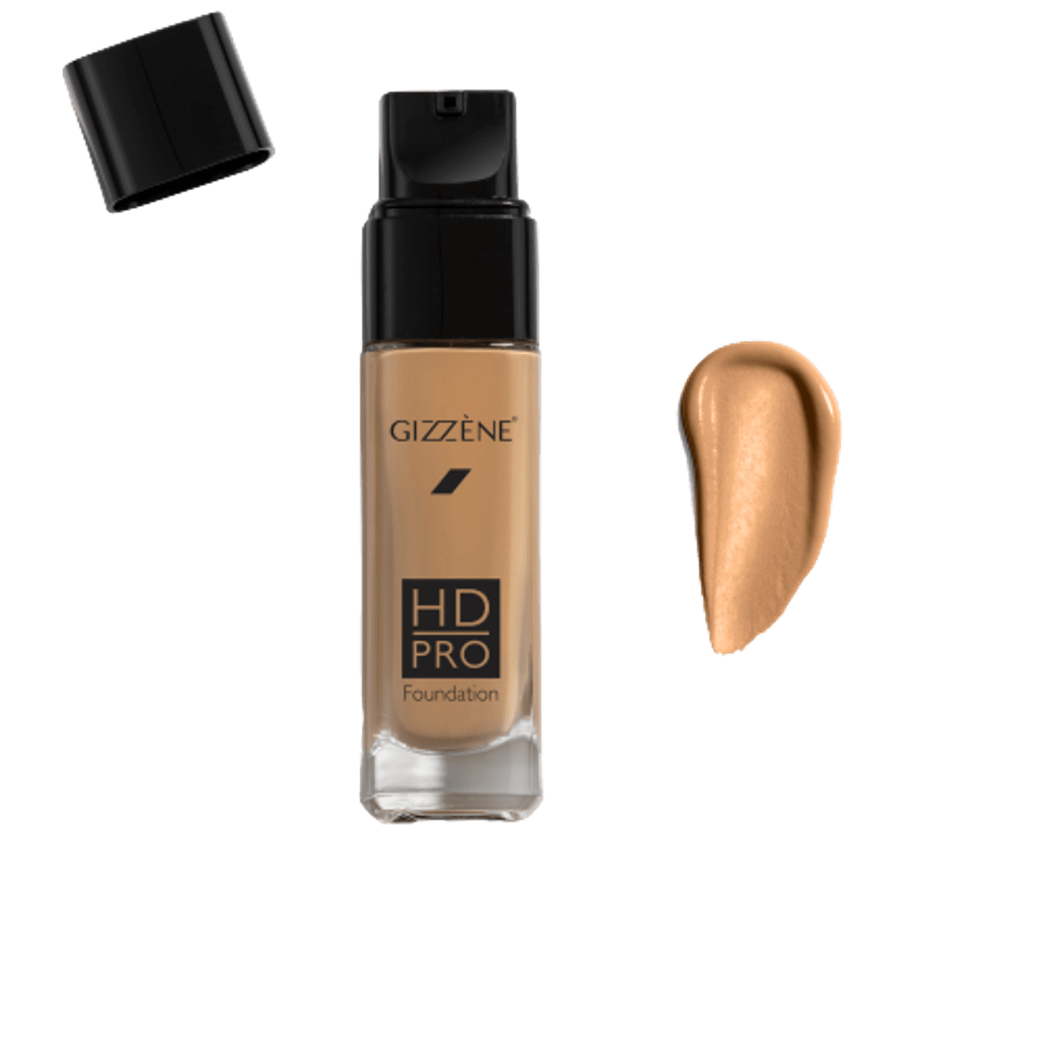 Fond de ten lichid Gizzene HD PRO Foundation PF25 Bisque, 30 ml fotografia produsului View 3 L