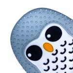 Mănușă pentru dentiție din silicon - pinguin gri fotografia produsului View 2 S