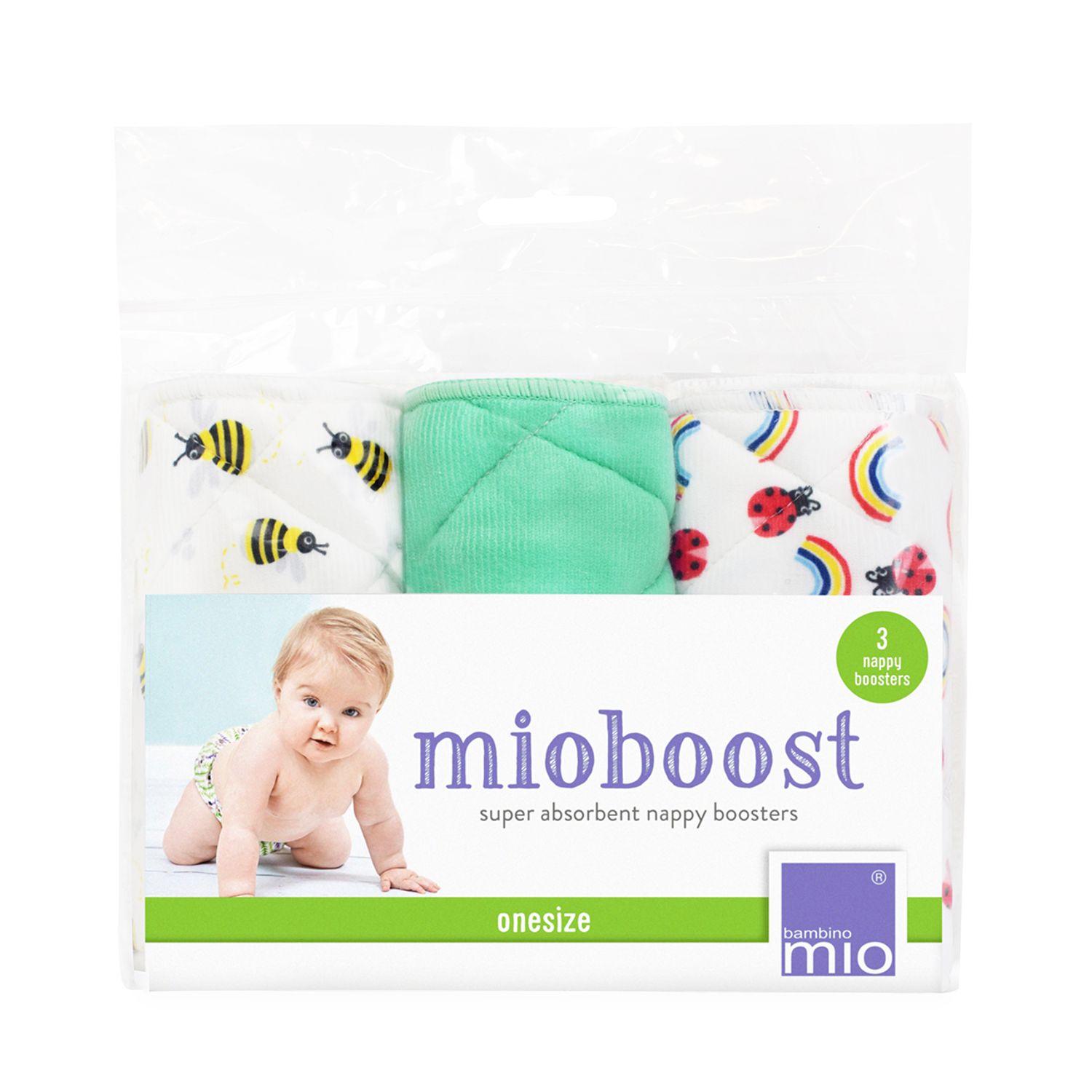 Set 3 inserturi absorbante Mioboost - Bambino Mio Honeybee Hive fotografia produsului