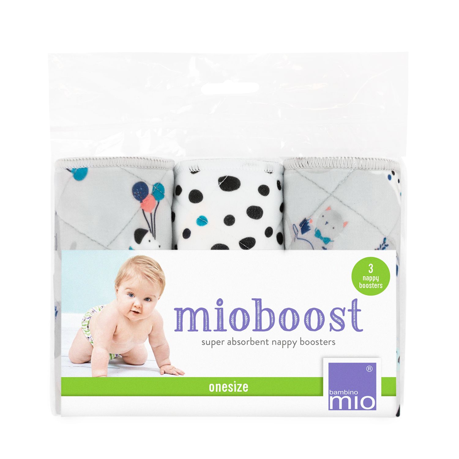 Set 3 inserturi absorbante Mioboost - Bambino Mio Pet Party fotografia produsului