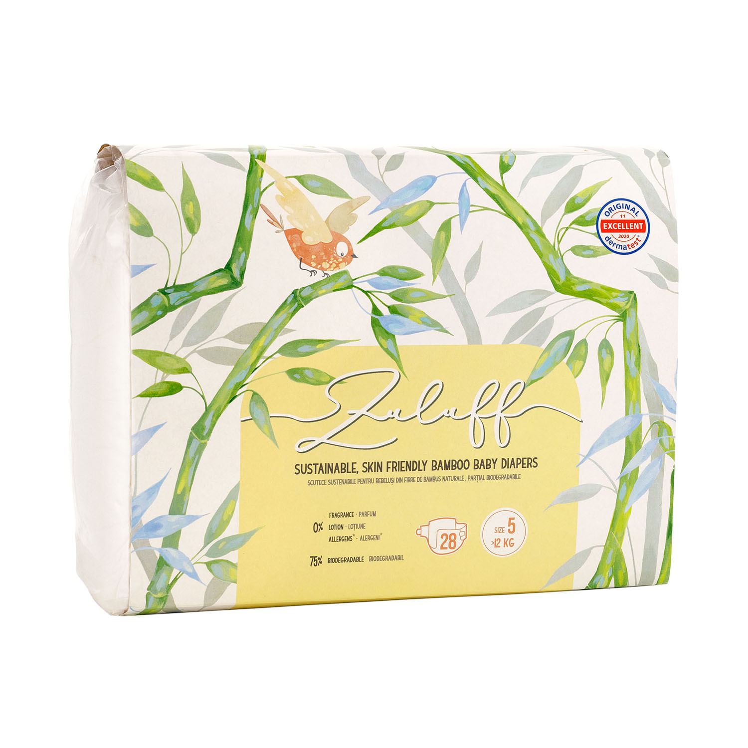 Scutece din bambus - Zuluff Marimea 5 fotografia produsului
