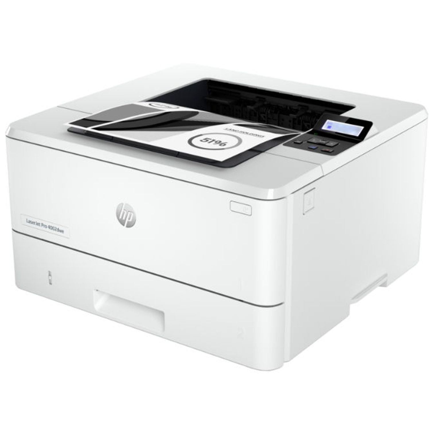 Imprimanta Monocrom HP Plus LaserJet Pro 4002dwe, A4, Duplex, Retea, Wireless (Alb) fotografia produsului View 3 L
