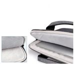 Geanta laptop 14 inch Tech-Protect Pocket Bag Dark Grey fotografia produsului View 4 S