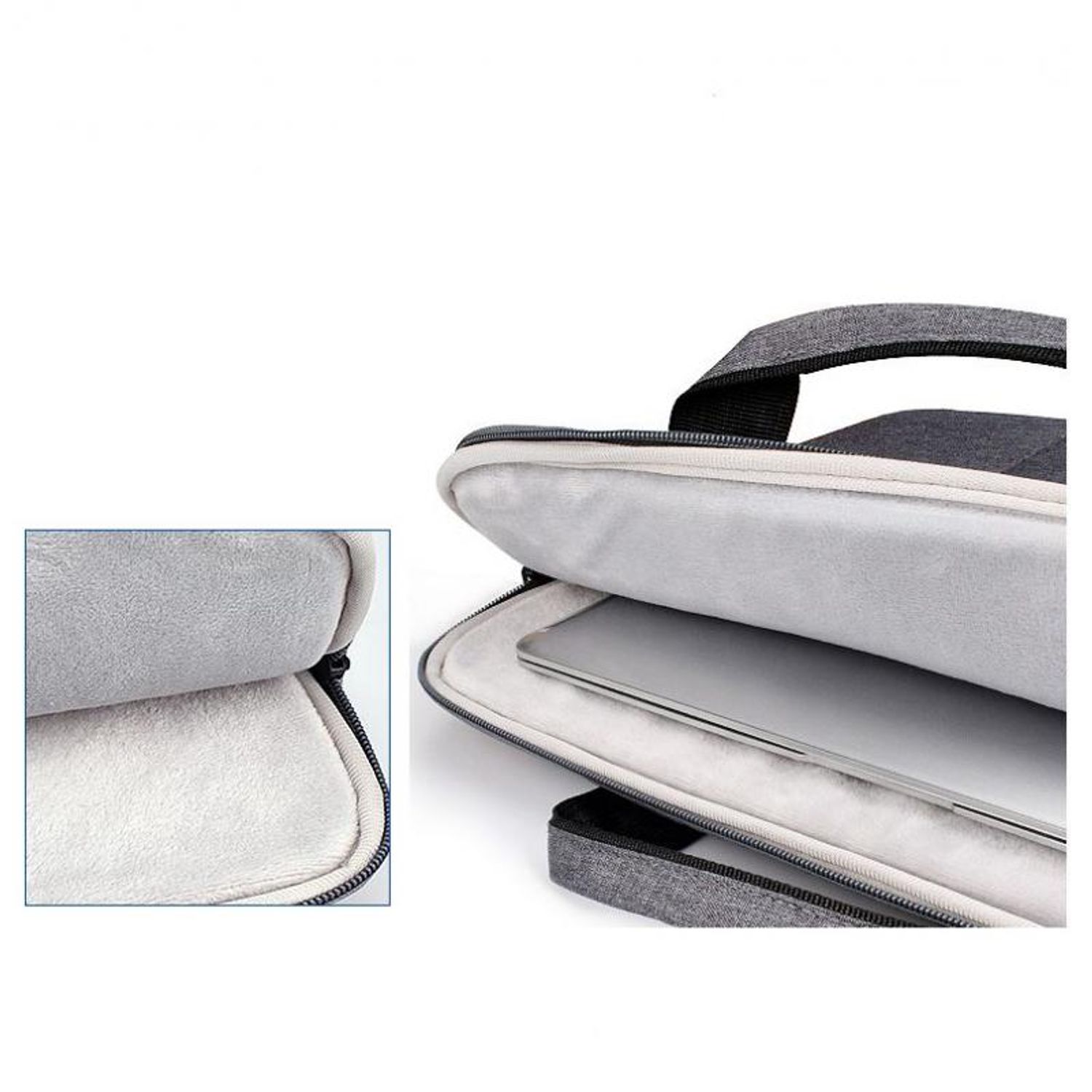 Geanta laptop 14 inch Tech-Protect Pocket Bag Dark Grey fotografia produsului View 4 L
