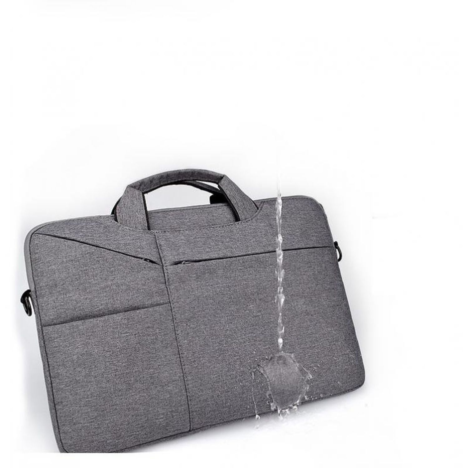 Geanta laptop 14 inch Tech-Protect Pocket Bag Dark Grey fotografia produsului View 2 L