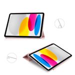 Husa Tech-Protect Smartcase Magnetic compatibila cu iPad 10.9 inch 2022 Pink fotografia produsului View 3 S